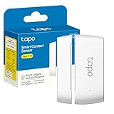 TP-Link Tapo T110 - Sensor de Contacto Inteligente, Domótica, Ahorro de Energía, Batería Larga Duración, Alertas de Intrusos, Requiere Hub