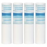 Geekpure Cartucho de filtro de agua para sedimentos (polipropileno, 2,5 x 10 pulgadas, 5 micrón, 4 unidades)