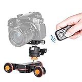 Andoer L4 Pro Cámara Motorizada Dolly Video con Indicación de Escala Control Eléctrico de Pista Control Remoto Inalámbrico Control Deslizante de 3 Velocidades Inteligente