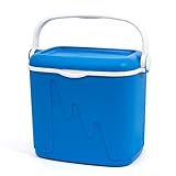 Curver Nevera portátil con asa, Ideal para camping, playa, picnic, Capacidad 32 L, Color Azul