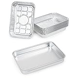 onlyfire Kit de Bandeja de Recolección de Grasa de Aluminio para Barbacoa,Compatible con Parrillas de Gas Weber Spirit 200/300 Series y Weber Genesis II 3 Burners