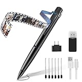H+Y Cámaras Espia Pen, Mini Camara Espia Camufladas 1080P HD Detección de Movimiento Oculta y Grabación, Visión Nocturna, Spy Camera de Fotos y Video Mini Camaras de Vigilancia con Adapta OTG