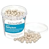 KitchenCraft Bollos de cerámica para repostería ciega, lavables y reutilizables, cerámica resistente al calor, 500g