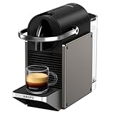 Krups Nespresso Pixie Redesign - Cafetera de cápsulas, café espresso y lungo, estilo industrial, consumo energético reducido, apagado automático, bandeja ajustable, cápsulas reciclables, XN306T