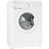 Indesit EWC 61051 W IT N – Lavadora 6 kg gratis, carga frontal. Centrífuga de 1000 revoluciones al minuto – Ancho 59,5 cm, Profundidad 51,7 cm, Altura 85,0 cm, Clase energética F