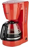 Korona 10117 - Cafetera (Independiente, Cafetera de filtro, 1,5 L, De café molido, 800 W, Rojo)