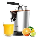 Taurus - Exprimidor Naranjas Easy Press Legend 1000W INOX, Filtro + 2 Conos, Regulador Pulpa Electrico, Vertido Continuo con Palanca, Antigoteo, Desmontable, Fácil Limpieza, Sin BPA