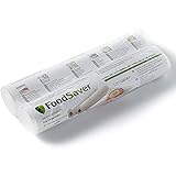 FoodSaver bolsas de envasado al vacío reutilizables, Para dispositivos de envasado al vacío de alimentos FoodSaver, Sin BPA, 2 rollo de bolsas de envasado al vacío (28 cm × 5,5 m)