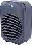 JATA TV55G - Calefactor Eléctrico con Termostato Ajustable. 2000 W. 2 Potencias de Calor y Ventilador. Calentamiento Rápido. Antivuelco. Protección Sobrecalentamiento. Color Gris
