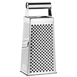 WMF Gourmet - Rallador Cuadrado 4 Superficies de Rallado, 8 x 24 cm, Acero Inoxidable Cromargan, Apto para Lavavajillas