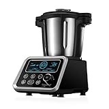 Ufesa Totalchef RK5 Robot de Cocina con Cocción, Varios Programas para Cocinar, 1700 W de Potencia, Pantalla LCD, Jarra con Capacidad de 3,5 L, Recetario y Manual en Italiano, Sin BPA