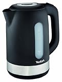 Tefal Negro Snow KO3308 Tetera Elã‰Ctrica 1,7 L 2400 W, 1.7 litros, 44 Decibeles, Acero Inoxidable