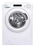 Candy Smart CS4 1272DE/1-S, Lavadora 7kg, 1200 rpm, 45 cm prof, 5 programas rápidos, NFC, Blanco