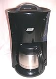 Quigg Cafetera con termo de acero inoxidable KM 26009