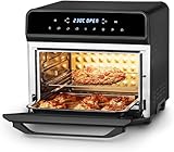 Ufesa Magnum Freidora de Aire sin Aceite Airfryer de 23 L, Doble Resistencia, Ahorro Energético, 8 Programas, Rostisserie,1800 W, Digital, Temperatura 230º C, 6 Accesorios Incluidos, Cuerpo Metálico