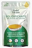Verd Vivant Solidificante de Aceite de Cocina – Producto de Origen 100% Vegetal para Desechar Aceite Usado