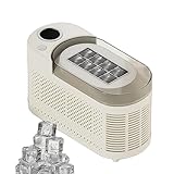 Máquina Portátil For Hacer Hielo De Encimera: 8 Cubos En 10 Minutos, Minimáquina Compacta For Casa, Camping Y Coche con Adaptador De CC De 12 V.