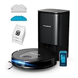 Rowenta X-Plorer Serie65+ - Robot Aspirador, tecnología láser, mapeo Permanente, Limpieza automática y metódica, Cobertura Total, depósito Suciedad Inteligente, Vaciado automático, Muy Plano, RR8L85