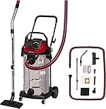 Einhell Aspirador en seco y húmedo TE-VC 2240 SACL (1500 W, 225 mbar, filtro de pliegues HEPA incl. sistema de limpieza de filtro, 40 l, clase de protección frente al polvo L, enchufe automático)