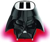 Uncanny Brands Star Wars Darth Vader Halo Tostadora – Se ilumina y hace sonidos de sable de luz