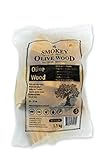 Smokey Olive Wood 1'5 kg Tacos de Madera de Olivo para Barbacoa, Talla 5 a 15 cm.