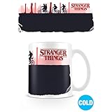 Pyramid International Stranger Things - Taza Termosensible Upside Down, 320ml