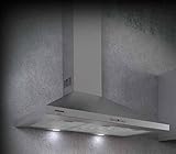 CAMPANA NODOR SCALA 90 INOX DECORATIVA PIRAMIDAL 740 M3 LUCES LED (5 A)