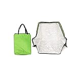 Bolsa de horno portátil y solar verde para cocinar al aire libre, camping, viajes, herramientas de emergencia para cocinar bolsa de horno solar