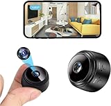 GBOKYN Mini cámara espía, cámara inalámbrica 1080P Full HD con audio y video, monitor secreto oculto para bebé, cámara de vigilancia de seguridad para el hogar con detección de movimiento de visión