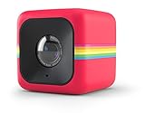 Polaroid Cube+ Minicámara de acción de estilo de vida de 1440p con Wi-Fi y estabilización de imagen (rojo)