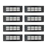 YanBan 8 Uds filtro Hepa para Cecotec Conga 3090 Series Proscenic M6 Robot aspirador filtro de polvo de barredora de repuesto