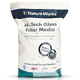 NATURE WORKS Arena de Vidrio Filtrante para Piscina con Poder de Filtración del 99,64%, Reduce el Consumo de Agua y Energía, Fabricado con Vidrio Técnico Virgen para Máxima Higiene - Saco 10kg