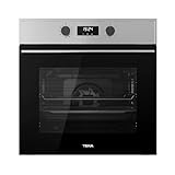 TEKA HSB 635 S - Horno Multifunción de 60 cm, Sistema de Limpieza HydroClean PRO, Sistema de 1 Guía Plus-Extension, Calentamiento Rápido, 8 Funciones de Cocinado, 70 L, Color Acero Inoxidable