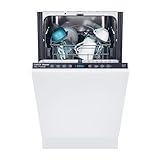 Candy Rapidò CI0C7SB0FA Lavavajillas Integrable 45 CM, 10 Servicios, Digital, Wi-Fi, 8 Programas, Motor BLDC, Inicio Diferido 1-23H, Indicador de Sal, Indicador Fin de Ciclo, 47DB, Blanco