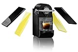 Krups Nespresso - Cafetera de cápsulas, automática, 1260 W, 0.8 L, negro/amarillo