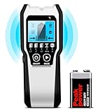 FOLAI Detector de Metales,5 in 1 Detector de Pared Digital y Gráfico,Herramientas Bricolaje,Detector de Metales,Detector Cables y tuberias,Escáner de Pared para Detectar Cables Bajo Tensión y Metales