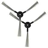 vhbw 2X Cepillo Lateral Compatible con Samba XR210C, XR210 Robot Aspirador - Set cepillos, Gris/Negro