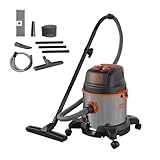 Black+Decker Aspirador Multiuso BXVC20XTE de sólidos y líquidos con Toma para Herramientas eléctricas integrada (1400 W, 20 l)