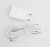 tiiwee Power Adapter 5V / 1A para los componentes del Sistema de Alarma casera tiiwee - con un Cable Extra Largo de 2 Metros