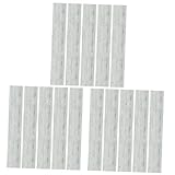 HOMSFOU 15 Piezas tablero de grano de madera pegatinas alfombra retro pelar y pegar tablones de piso home decor decoração decoración pegatina autoadhesiva para tablones de suelo