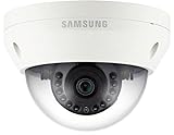 Samsung SCV-6023R 1080p Cámara analógica Full HD Vandalismo Res resistente a la intemperie IR Dome CCTV, lente fija de 4 mm, longitud visible IR 20 m, IP66