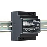 DEWIN Fuente de alimentación para riel DIN,DC 12V 7.1A 100W Transformador de Carril DIN,Fuente de Alimentación de Carril DIN, para Sistemas de Control de Automatización Industrial HDR-100-12