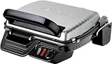 Tefal Ultracompact GC3050 - Grill Barbacoa 2000 W, 3 modos de cocción con termostato regulable, bandejas extraíbles y desmontables para limpieza fácil, función sandwichera, grill o barbacoa