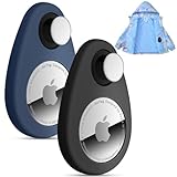 Lulaven Soporte para Airtag para niños, Paquete de 4 Fundas Ocultas para rastreador GPS, Funda de Silicona antiextracción con Pines, Adecuada para niños, Ancianos, Mascotas, Mochila, Equipaje