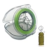 Alarma de alambre de confianza: alarma de perímetro de campamento, dispositivo de campamento con cable invisible | Alarma de seguridad para la resistencia al campamento al retardante de tracción y lla