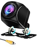 Cámara de Visión Trasera AHD 1080P PAL NTSC Cámara Trasera Universal IP68 Impermeable Cámara de Respaldo de Excelente Visión Nocturna Compatible con Pantalla LCD/TFT y Monitor Automóvil [12V, 25fps]