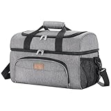 Lifewit - Bolsa isotérmica (30 L, Bolsa de Picnic para Playa, Deporte, Bolsa refrigerante de Doble Compartimento, Color Gris