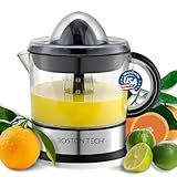 MasterJuicer: Exprimidor Eléctrico de Cítricos | 700 ml, Doble Sentido de Giro, 40W | 2 Conos, BPA Free, Antigoteo, cubierta antipolvo y Apto para Lavavajillas | Marca Española Eco-Friendly