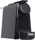 Nespresso De'Longhi Essenza Mini EN 85.BAE - Cafetera de cápsulas con espumador de leche Aeroccino, presión de bomba de 19 bar, ahorra espacio, color negro