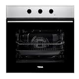 TEKA Horno Multifunción 60 cm, Sistema de Limpieza HydroClean ECO, 6 Modos de Cocción, 5 Alturas de Cocinado, 1 Bandeja y 1 Rejilla, Clase A, Modelo HSB 615 S